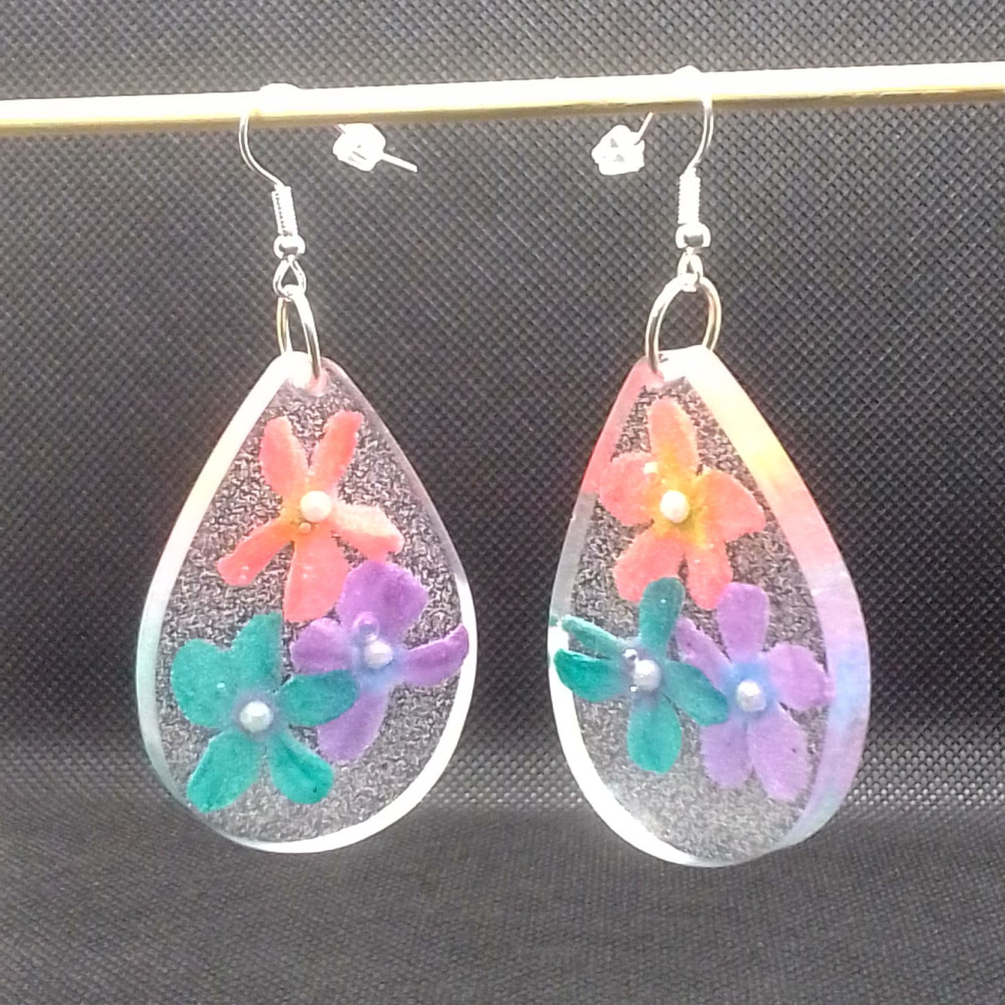 Flower earrings