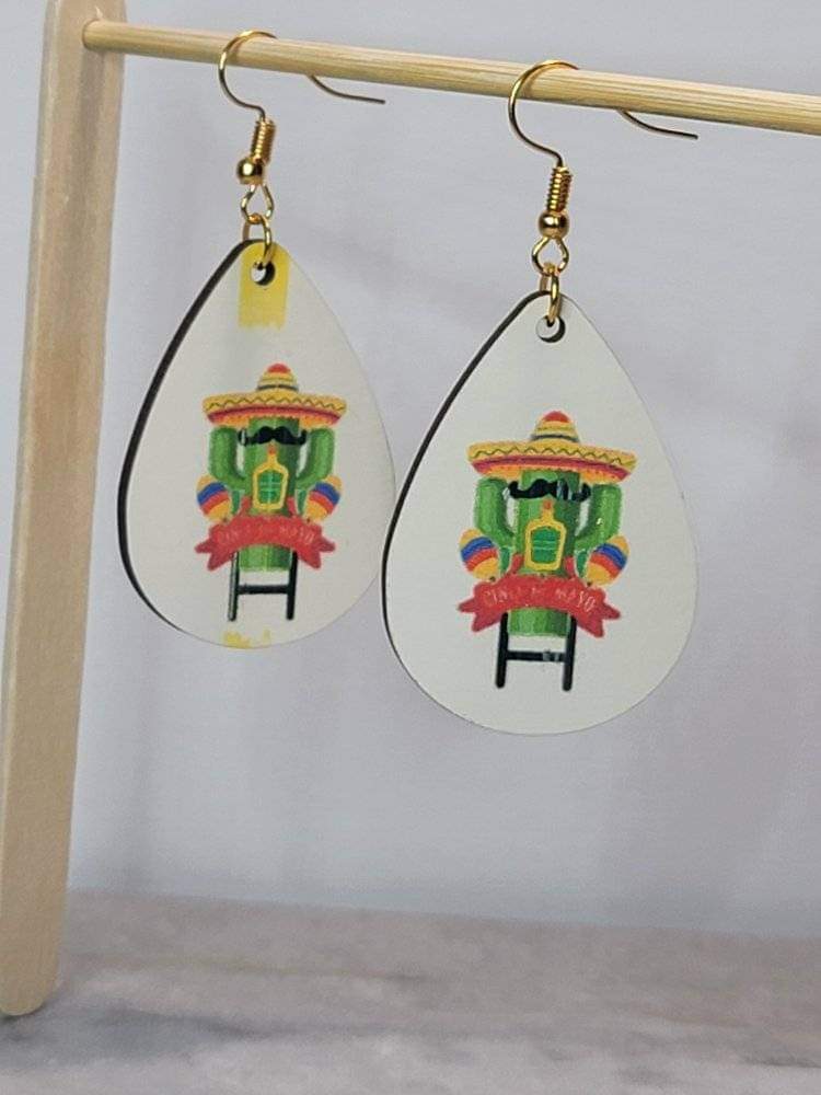 Cactus Cinco earrings