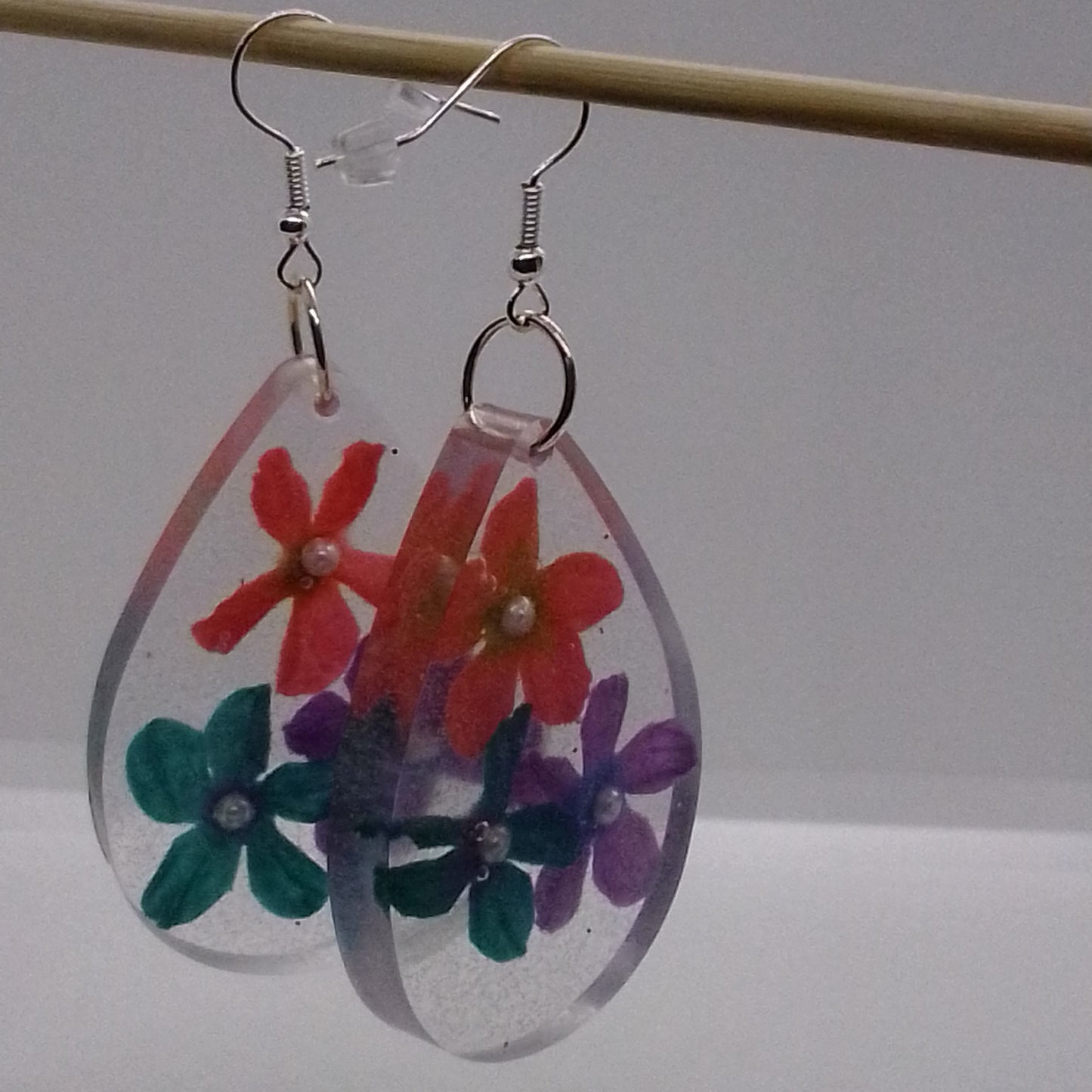 Flower earrings