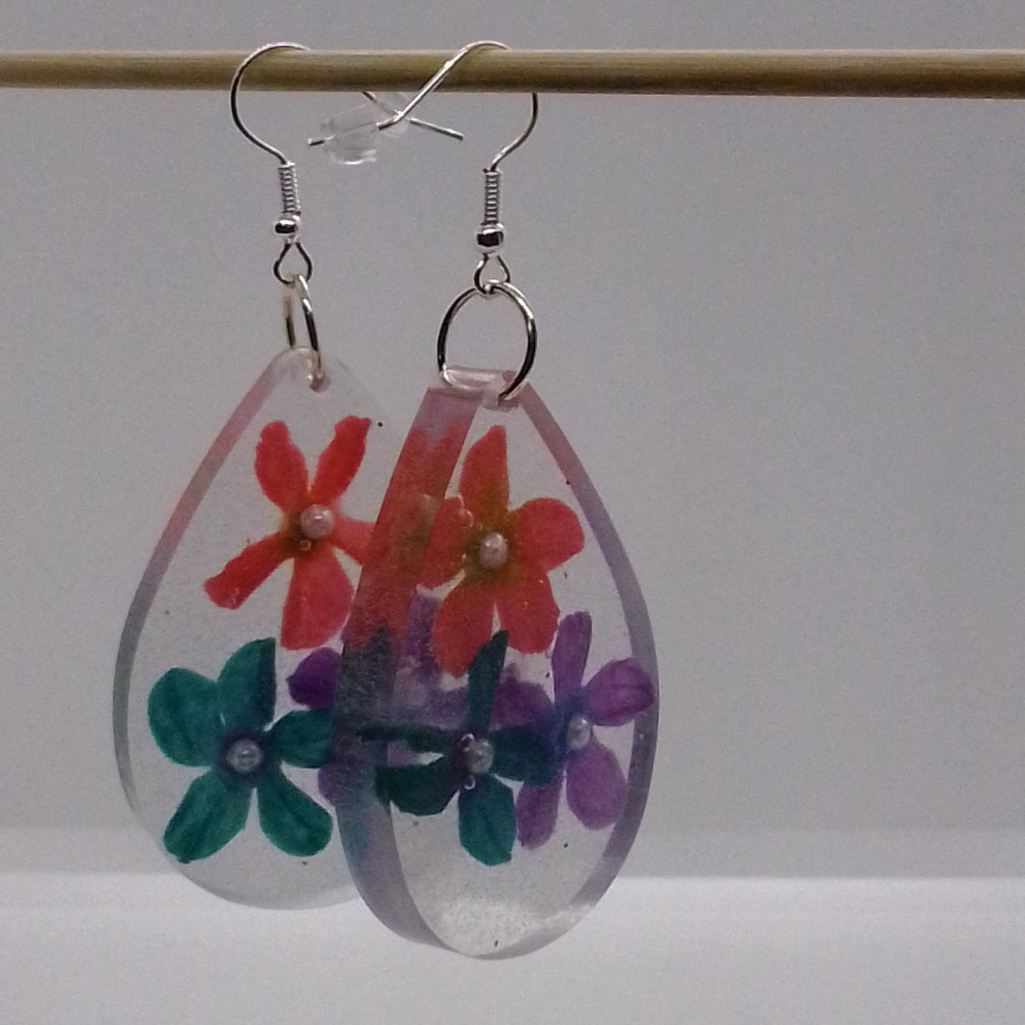 Flower earrings