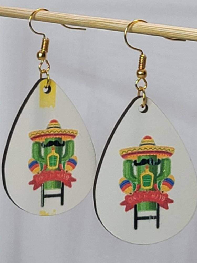 Cactus Cinco earrings