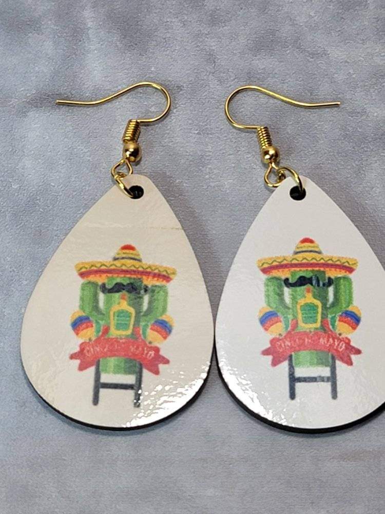 Cactus Cinco earrings