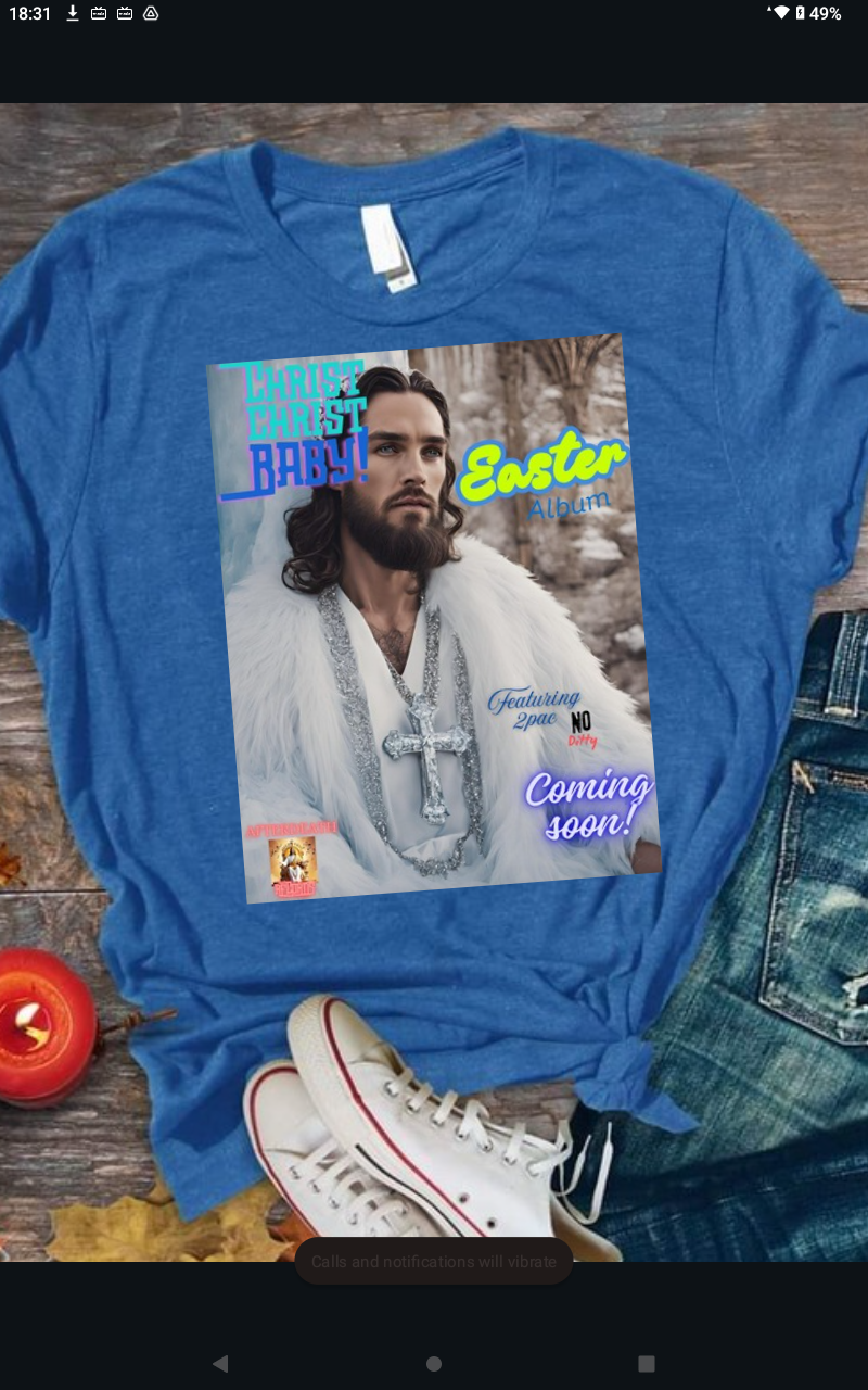 Christ Christ Baby Easter Album T Shirt